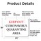 Signmission Keep Out Quarantine OSHA Notice Sign, Aluminum, 24in W x 18in L, 2PK OS-2PACK-NS-A-1824-25585 - alternate 7